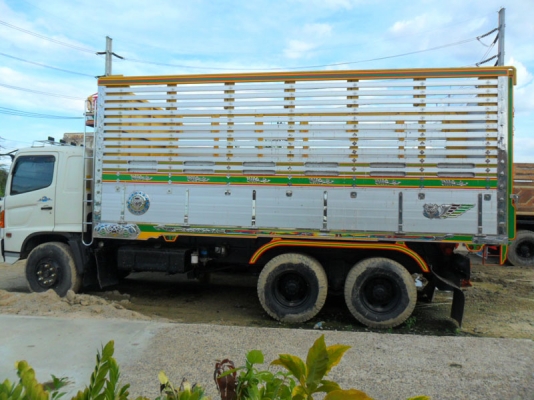 Hino Mega 260 แรง ปี 48 ทรงพืชไร่ อู่คลองม่วงชลบุรี มีระบบลากพ่วง สวยพร้อมใช้