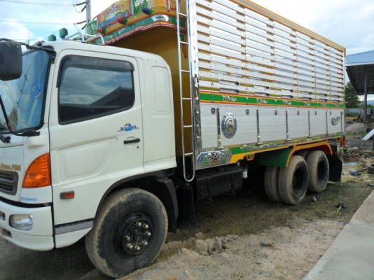 Hino Mega 260 แรง ปี 48 ทรงพืชไร่ อู่คลองม่วงชลบุรี มีระบบลากพ่วง สวยพร้อมใช้