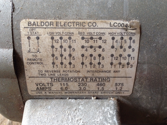 ขายมอเตอร์ BALDOR 3 HP. 380 V made in USA สภาพสวย เดิมๆแกนเพลาขนาด 28 mm. พร้อมใช้งาน มี 9 ตัวครับ