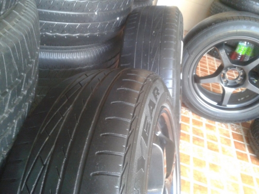 แม็กซิ่งๆLS.GTล้อ16สีเทากัล ใส่4รู100พร้อมยางปี10 ยกชุด6500บ.