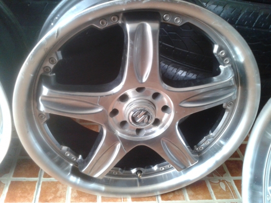 แม็กVOLK GT-Cล้อ18"(10,000.-)4รู100&amp;114กว้าง7.5"ET.42สีแบล็คโครมขอบเงา (ปกติ11,500.-)