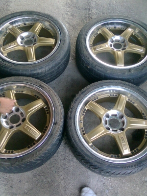 RS 17X7 4/114 JAPANแท้ พร้อมยาง