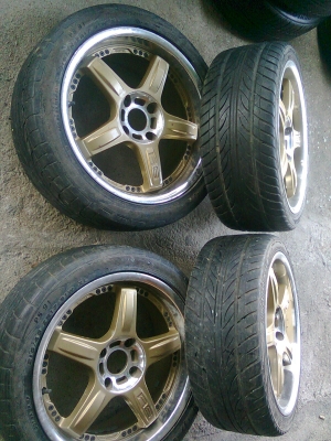 RS 17X7 4/114 JAPANแท้ พร้อมยาง