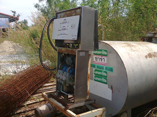 ถังน้ำมัน พร้อมหัวจ่าย ตามสภาพ ขายถูกๆๆๆ