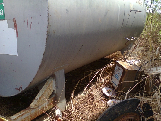 ถังน้ำมัน พร้อมหัวจ่าย ตามสภาพ ขายถูกๆๆๆ