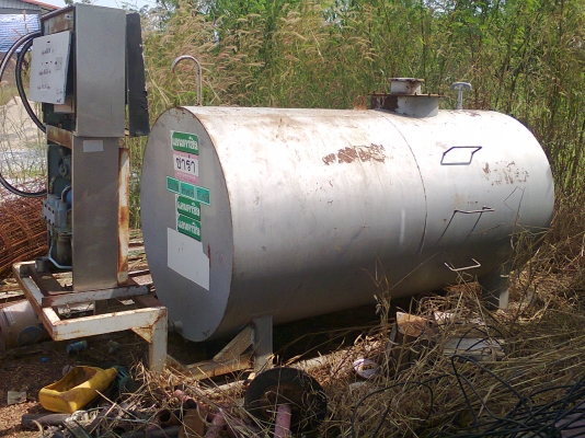 ถังน้ำมัน พร้อมหัวจ่าย ตามสภาพ ขายถูกๆๆๆ