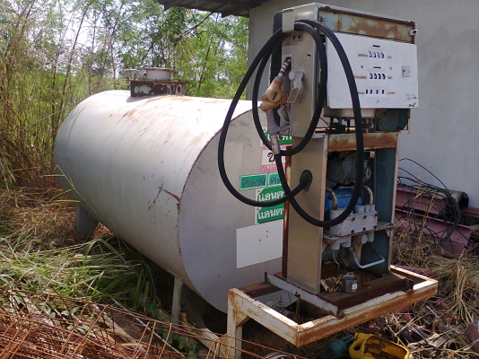 ถังน้ำมัน พร้อมหัวจ่าย ตามสภาพ ขายถูกๆๆๆ