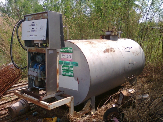 ถังน้ำมัน พร้อมหัวจ่าย ตามสภาพ ขายถูกๆๆๆ