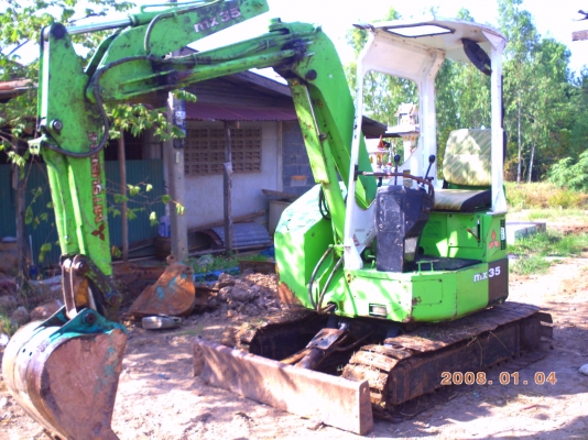 ขายแบคโฮMITSUBISHI Mx35 สภาพสวย