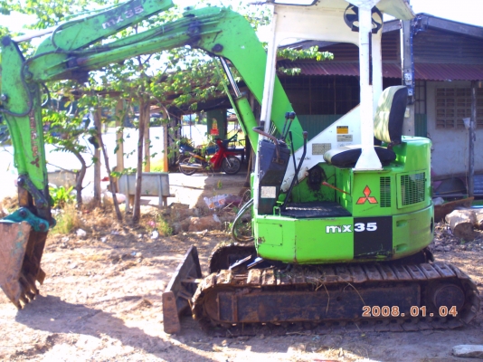 ขายแบคโฮMITSUBISHI Mx35 สภาพสวย