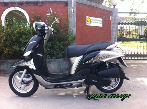 ขายyamaha filanoสีดำเทา จด 11 ม.ค 56 ไมล์ 3100 โล