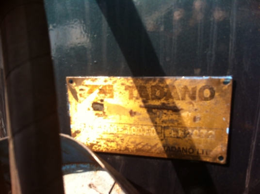 ต้องการขายด่วนมากเครน5ตัน5ปอกซื้อมาได้2เดือนเจ้าของจะเปลี่ยนเป็นเครน8ตันใช้เลยต้องการขายเครน5ตันด่วนมาก