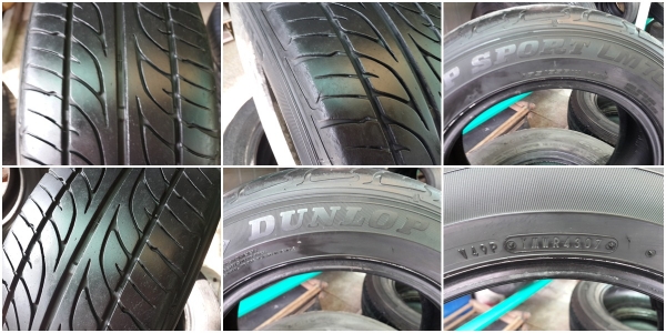 ขายยาง175/65/14 ยาง DUNLOP SP SPORT  LM 703  ปี 07  ( 1ชุด)