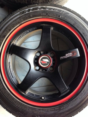 ขายล้อ LENSO PROJECT-D 15*7 4-100 พร้อมยาง ปี12 ชุดละ 7,900 บาท ขายล้อ LENSO PROJECT-D 15*7 4-100 พร้อมยาง ปี12 ชุดละ 7,900 บาท