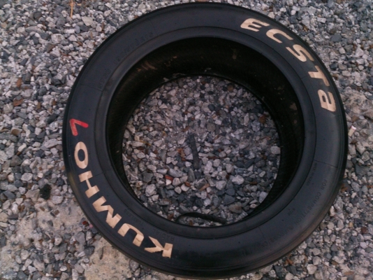 ขายยาง ดริฟ KUMHO 190/570R15 ยางปี11 จำนวน 1 ชุด