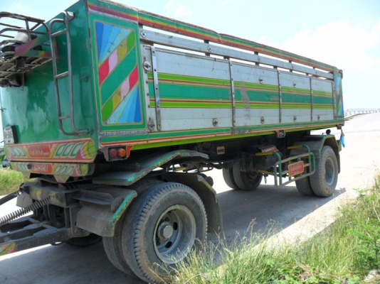 Hino FM3M แก๊ส CNG 6 ถัง  เดิม แม่ลูก วิ่งได้เลย