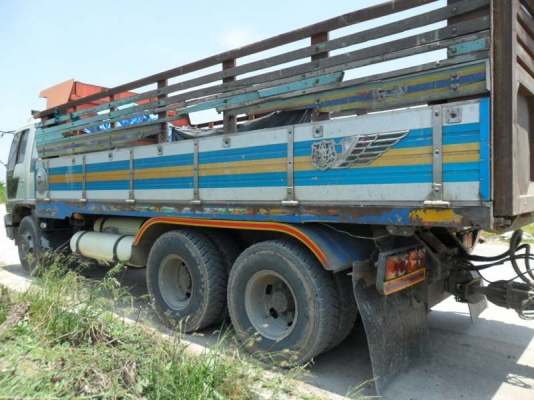 Hino FM3M แก๊ส CNG 6 ถัง  เดิม แม่ลูก วิ่งได้เลย