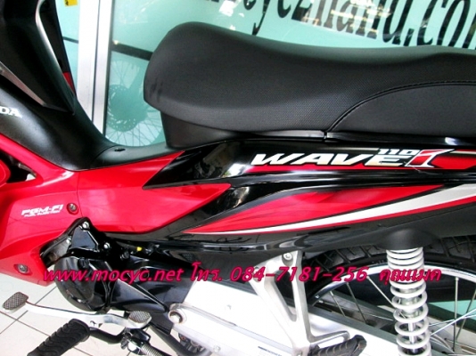 WAVE 110 i ปี 56 สีดำแดง รุ่นใหม่ ลายใหม่ล่าสุด ไมล์ 3 พันโล รถมีเกียยอดนิยม มีเล่มพร้อมโอน 30000