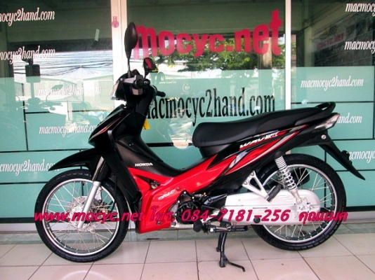 WAVE 110 i ปี 56 สีดำแดง รุ่นใหม่ ลายใหม่ล่าสุด ไมล์ 3 พันโล รถมีเกียยอดนิยม มีเล่มพร้อมโอน 30000