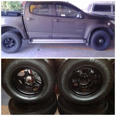 ขาย TE37 16x8 ET0 พร้อมยาง Bridgestone 245/70/16 ปี12