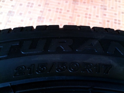 ยาง 17" Brigestone Turanza 215-50-17 Year 08 ดอกยางเต็ม ยาง 17" Brigestone Turanza 215-50-17 Year 08 ดอกยางเต็ม