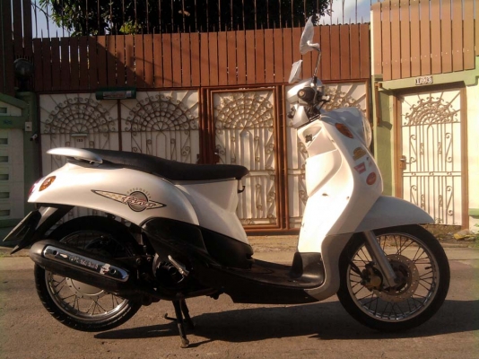 ขออนุญาติขาย Yamaha Fino 115 cc. สีขาวมุก โอนให้ฟรีครับ