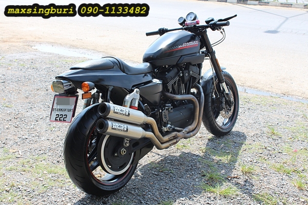 แม็กสิงห์บุรี//HARLEY DAVISSAN XR1200X ปี2010 ดำด้าน พร้อมของแต่ง ทะเบียนแท้โอนขนส่ง 639000