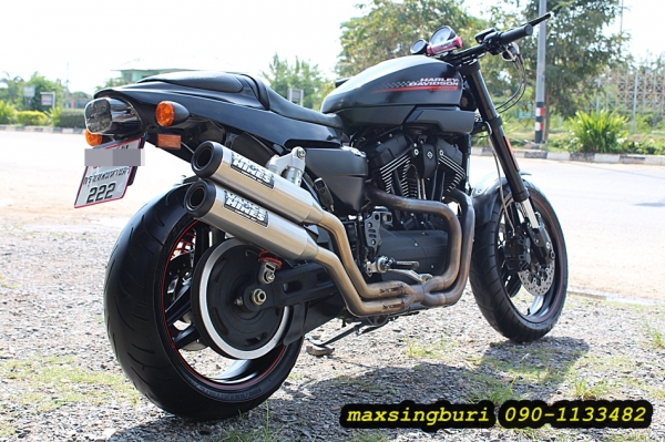 แม็กสิงห์บุรี//HARLEY DAVISSAN XR1200X ปี2010 ดำด้าน พร้อมของแต่ง ทะเบียนแท้โอนขนส่ง 639000