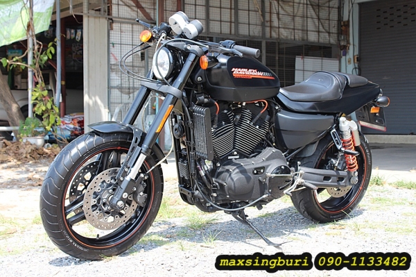 แม็กสิงห์บุรี//HARLEY DAVISSAN XR1200X ปี2010 ดำด้าน พร้อมของแต่ง ทะเบียนแท้โอนขนส่ง 639000