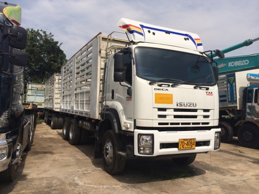 ISUZU DECA 360 hp กระบะบรรทุกไม่ดั้มพ์ พร้อมลูกสามคานสามมิตร สภาพสวย