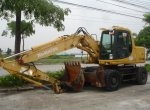 ขาย! รถขุดมือสองนำเข้า KOMUTSU รุ่น RW130-6K ปี 2000