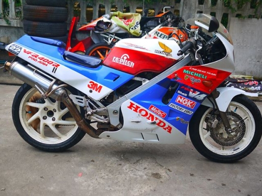 ขาย/แลก VFR400 Nc24 ทะเบียนแท้ สภาพเดิมแห้งๆเครื่องสุดยอดวิ่งทางไกลสบาย