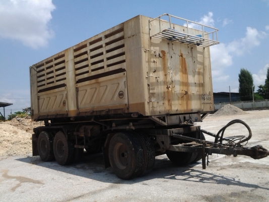 รถพ่วงฮีโน่ หัวสมอแท้ 335 แรงม้า แม่ลูกดั๊มเหล็ก คอกเกษตร