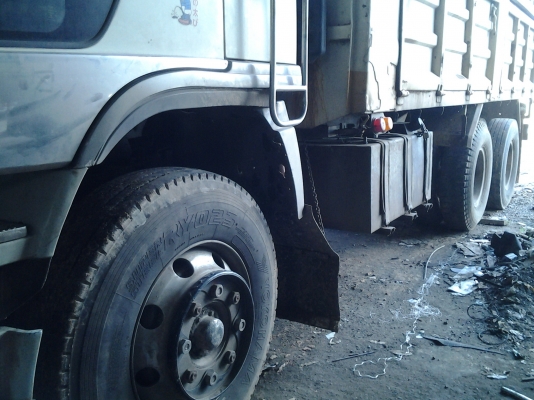 รถพ่วงฮีโน่ หัวสมอแท้ 335 แรงม้า แม่ลูกดั๊มเหล็ก คอกเกษตร