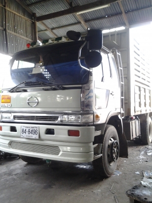 รถพ่วงฮีโน่ หัวสมอแท้ 335 แรงม้า แม่ลูกดั๊มเหล็ก คอกเกษตร