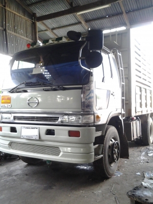 รถพ่วงฮีโน่ หัวสมอแท้ 335 แรงม้า แม่ลูกดั๊มเหล็ก คอกเกษตร