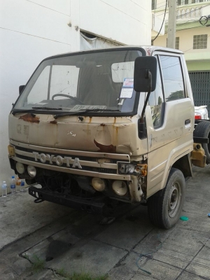 TOYOTA DYNA 150  รถนอกทั้งคัน แชสซีใหญ่ คานหน้าใหญ่ ทะเบียนไม่ติดเวลา