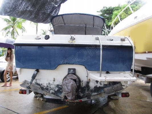 เรือไฟเบอร์าสทั้งลำ ยาว 6.30 เมตร ขายพร้อมเทเลอร์ลากจูงจากนอก เรือไฟเบอร์าสทั้งลำ ยาว 6.30 เมตร ขายพร้อมเทเลอร์ลากจูงจากนอก