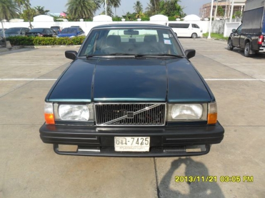 ขายVolvo740ปี88เครื่อง1Jเกียร์ออโต้เพาเวอร์ติดแก๊สLPGภายนอกทำสีมาใหม่ๆเลยครับกันชนหน้าหลังใหม่ภายในอุปกรณ์บางอย่างไม่มีแอร์เย็นภาษีปี57ขายราคามอไซครับ