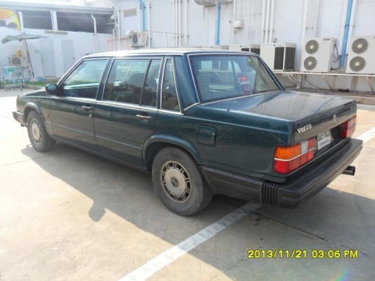 ขายVolvo740ปี88เครื่อง1Jเกียร์ออโต้เพาเวอร์ติดแก๊สLPGภายนอกทำสีมาใหม่ๆเลยครับกันชนหน้าหลังใหม่ภายในอุปกรณ์บางอย่างไม่มีแอร์เย็นภาษีปี57ขายราคามอไซครับ