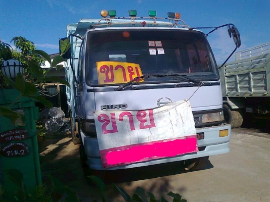 สิบล้อ HINO 1J รถปี 40 มีระบบลากพ่วง ดั้มสามมิตรเฉียง