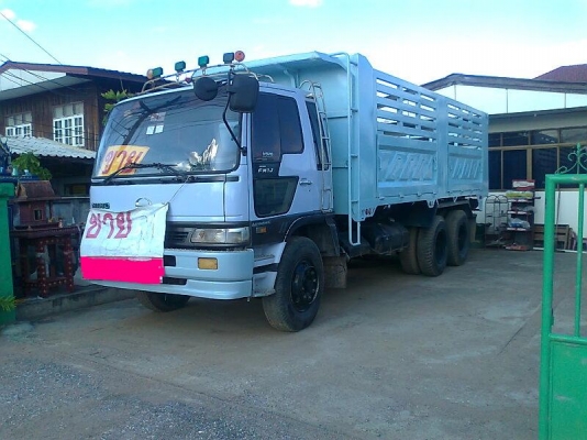 สิบล้อ HINO 1J รถปี 40 มีระบบลากพ่วง ดั้มสามมิตรเฉียง