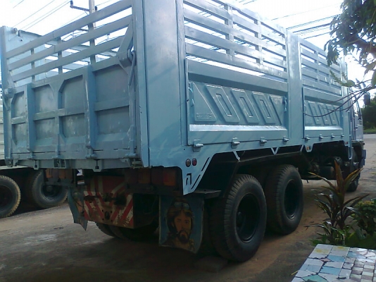 สิบล้อ HINO 1J รถปี 40 มีระบบลากพ่วง ดั้มสามมิตรเฉียง