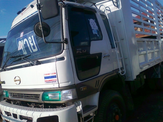 สิบล้อ HINO FL1J เครื่อง MEGA 260  รถปี 47 รถคันนี้จัดไฟแน๊นซ์ได้ 100\% เต็ม