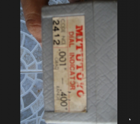 ขายไดอัลเกจ Mitutoyo Dial Indicator 0.001"-0.400"