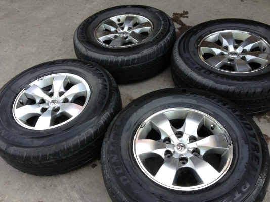 ล้อ เฟอร์จูนเนอร์ ขอบ16" พร้อมยาง ดันลอป 265-70-16  ขายถูกๆเเค่ * 6,000 * บาท