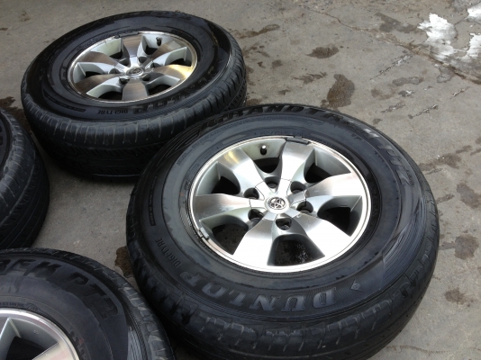 ล้อ เฟอร์จูนเนอร์ ขอบ16" พร้อมยาง ดันลอป 265-70-16  ขายถูกๆเเค่ * 6,000 * บาท