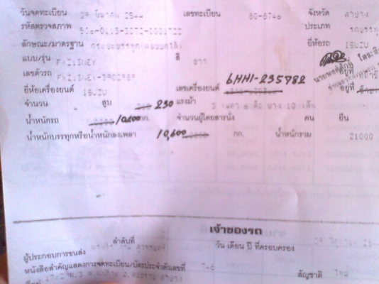 สิบล้อ ISUZU ROCKY 210 F เกียร์ฟุลเล่อร์ เครื่อง เดก้า 230 รถปี 34 มีทะเบียนครบ