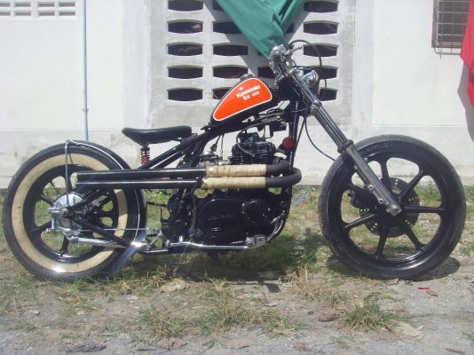 ขาย/แลก bobber 400cc.ยิงเฟรมหลังแข็ง เก็บงานแล้วทั้งคัน