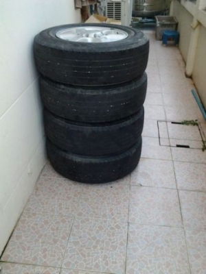 ขายแม็คติดรถขอบ 15 พร้อมยาง